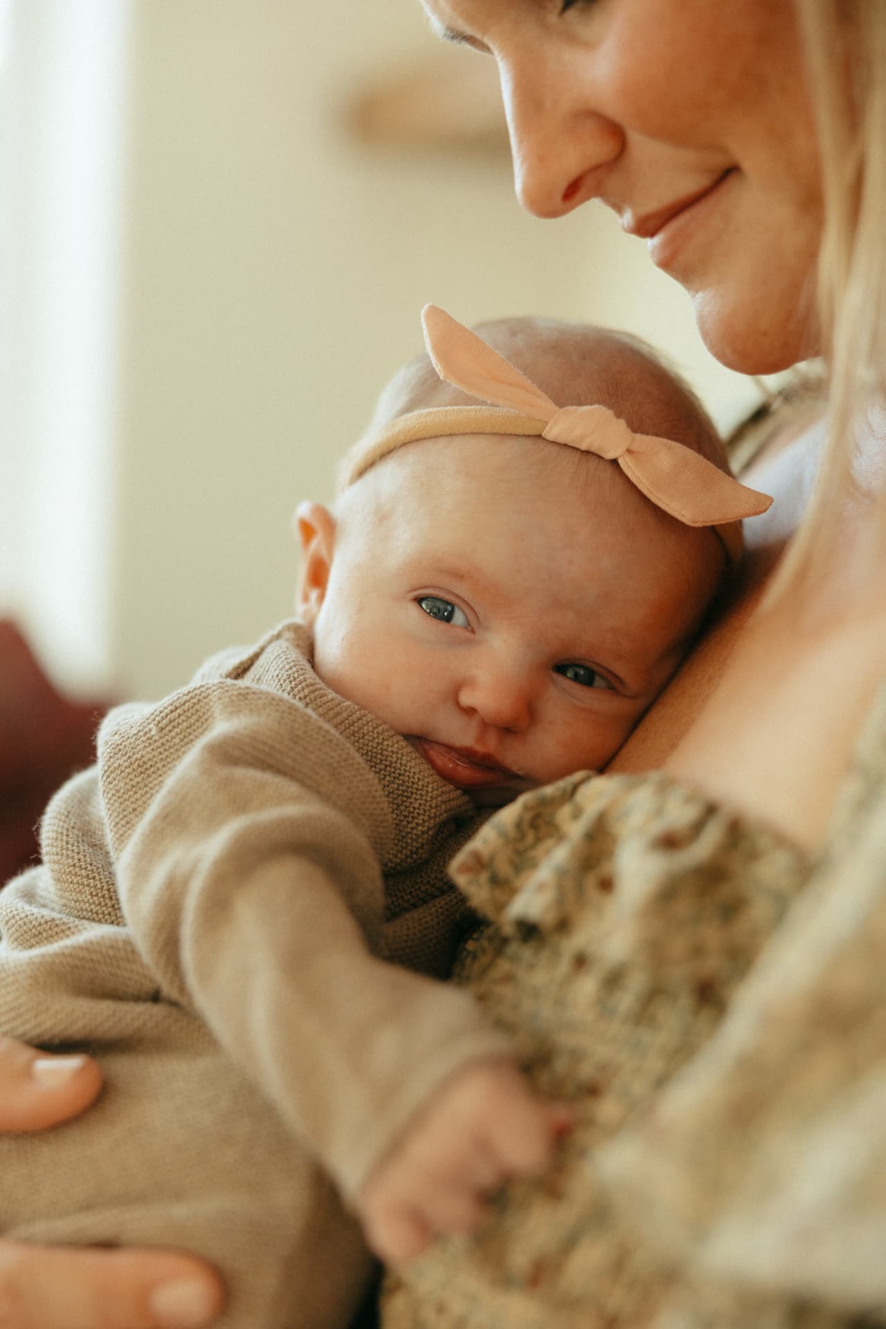 Delaney with her mom